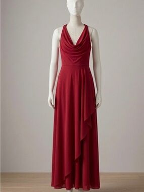 Weissman Red Lyrical Dance Dress Adult Small Style 13754 Contemporary Costume